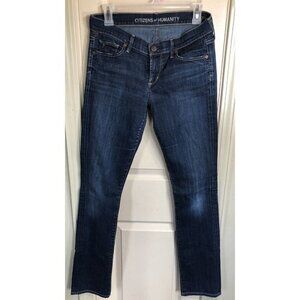 Citizens of Humanity Ave Womens Size 28 Low Rise Straight Leg Denim Blue Jeans￼